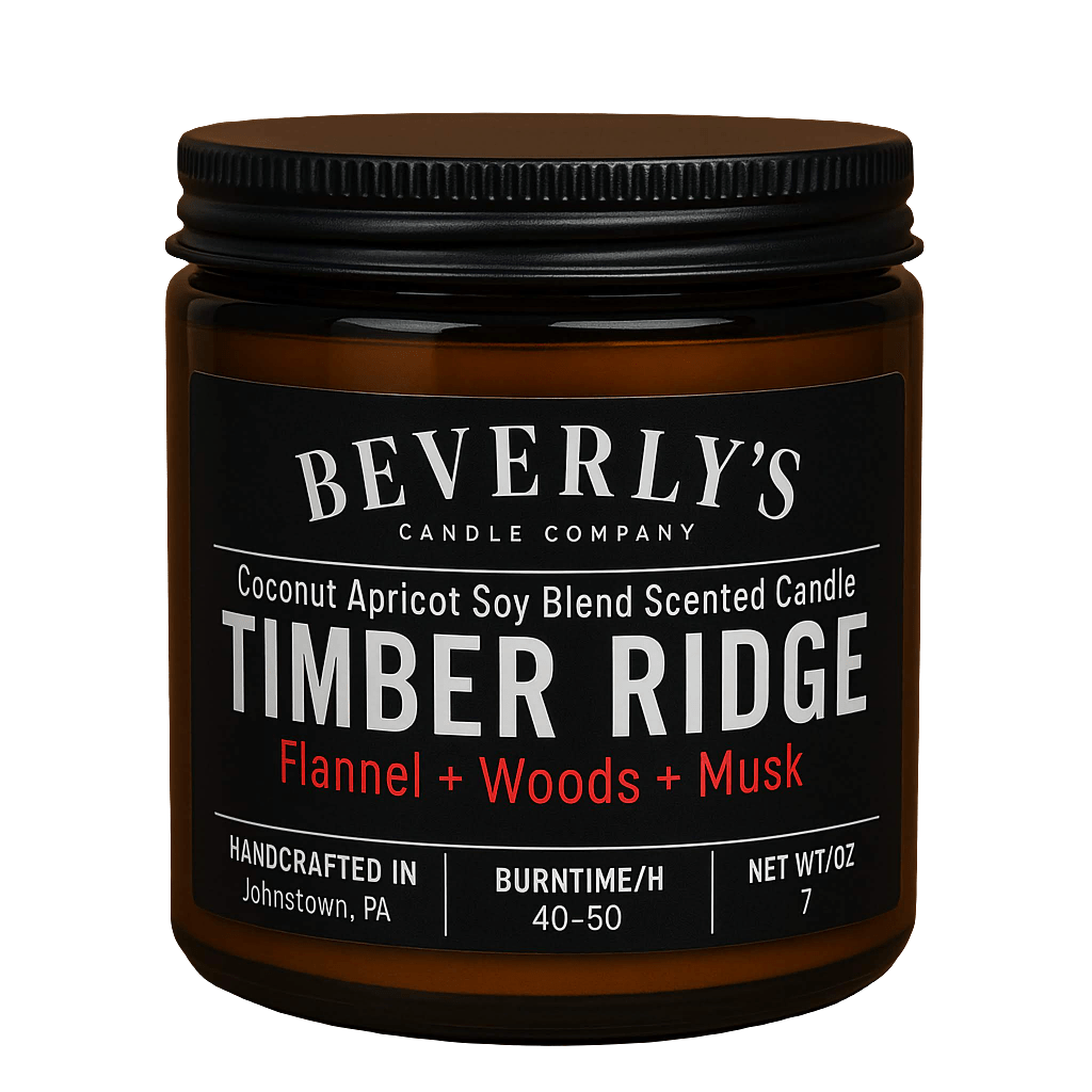 Timber Ridge – Flannel, Woods & Musk Masculine Candle