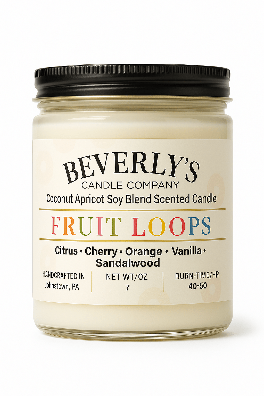 🍭 Fruit Loops – Scented Candle (7oz Single Wick / 12.5oz Double Wick)