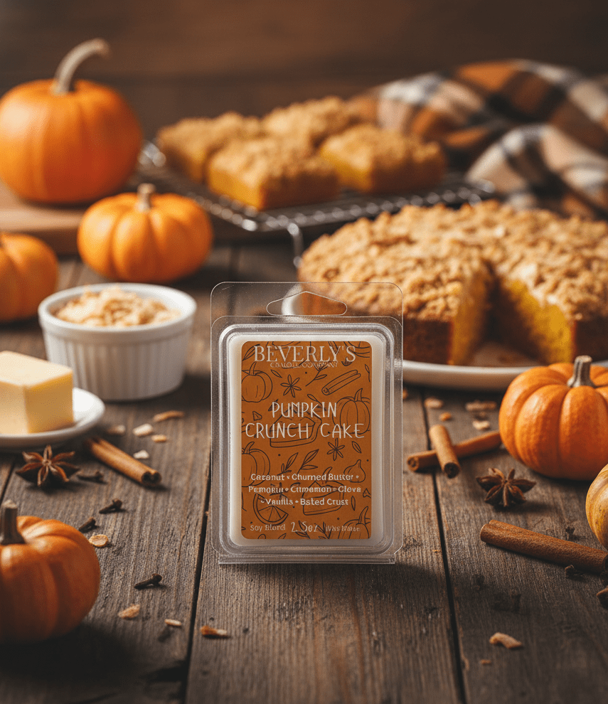 🎃🍰 Pumpkin Crunch Cake – Spiced Pumpkin, Brown Sugar & Vanilla Wax Melts