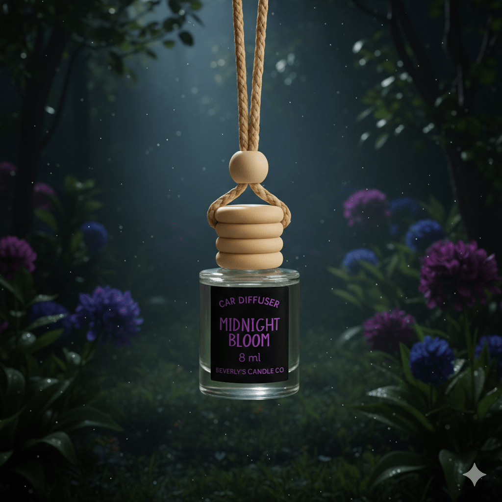 🌙 Midnight Bloom – Car Diffuser (8ml)