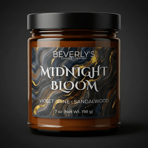 Midnight Bloom Candle | Bergamot, Lavender & Musk – Beverly's