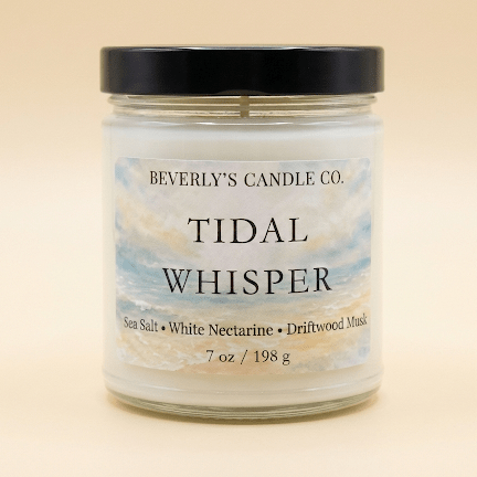 Tidal Whisper 7 oz Premium Candle – Signature Collection