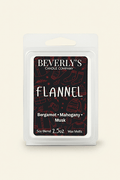 Flannel Wax Melts | Bergamot, Mahogany & Soft Musk | Warm Cozy Winter Throw