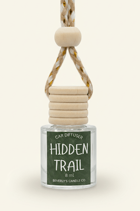 Hidden Trail Car Diffuser | Bergamot, Juniper & Warm Woods | Long-Lasting 8ml Winter Forest Aroma