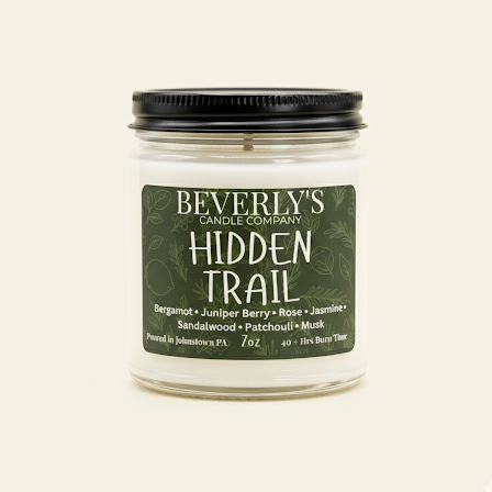 🌿 Hidden Trail – Bergamot, Juniper & Sandalwood Candle