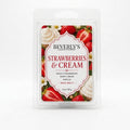 Strawberries & Cream wax melts – sweet berry and creamy vanilla scent for wax warmers by Beverly's Candle Company