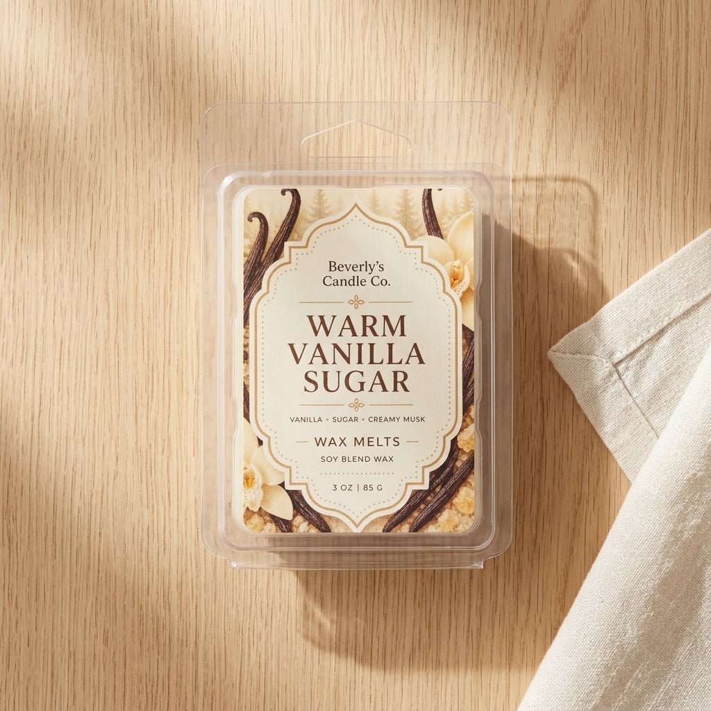 Warm Vanilla Sugar Wax Melts – Creamy Vanilla & Sugared Spice | 3oz