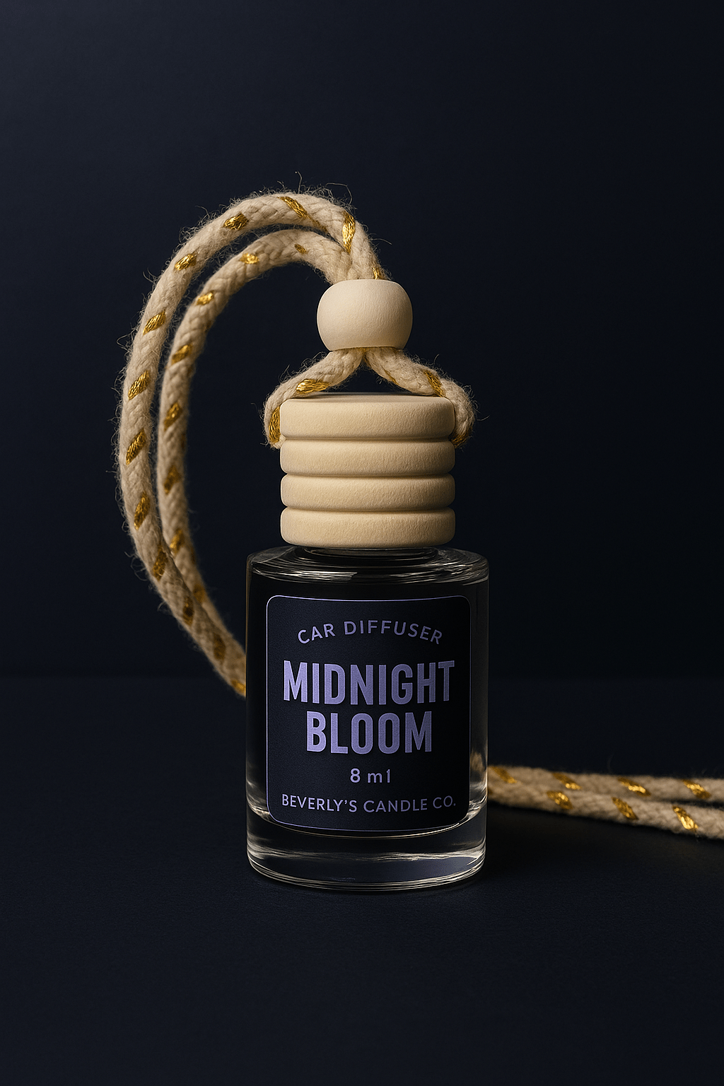 🌙 Midnight Bloom – Car Diffuser (8ml)