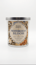 Mediterranean Bloom Candle – Soft Florals, Vanilla & Warm Amber | 10oz