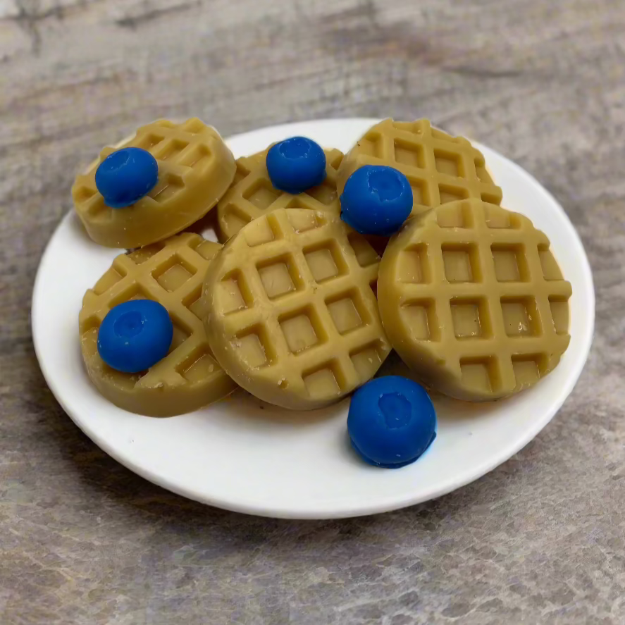Blueberry Waffle Wax Melts - Sweet Blueberry & Maple Syrup Breakfast Scent