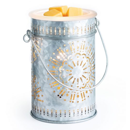Galvanized Tin Illumination Wax Melt Fragrance Warmer