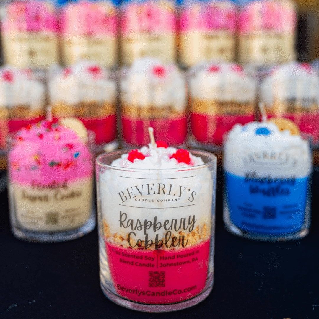 Raspberry Cobbler Candle