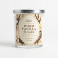 Warm Vanilla Sugar 10oz candle – creamy vanilla and sugared spice scent by Beverly's Candle Company