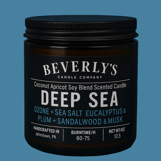 Deep Sea – Aquatic Driftwood & Clean Musk Scented Candle