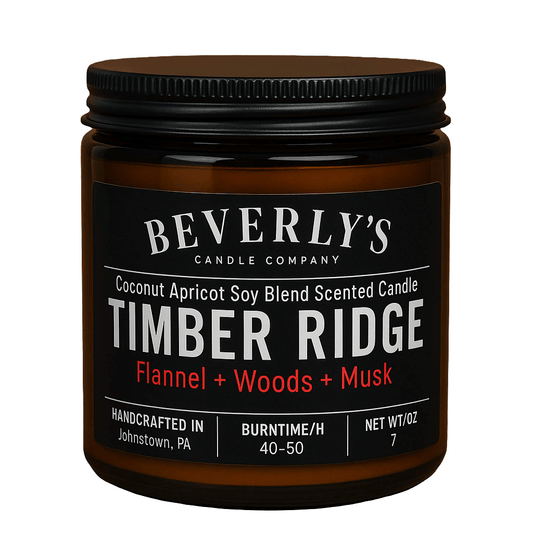 Timber Ridge – Flannel, Woods & Musk Masculine Candle