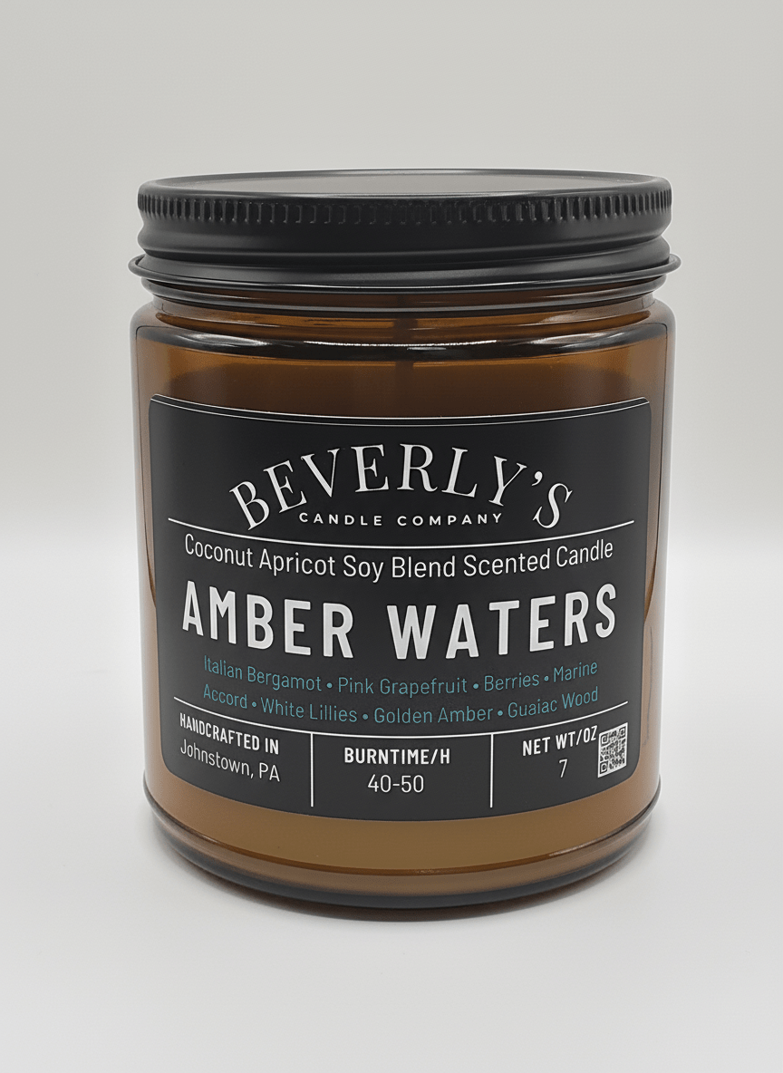 Beverly's Candle Company Amber Waters Candle