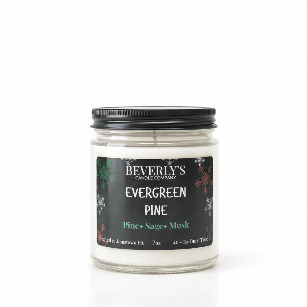 Evergreen Pine Candle | Pine & Sage Winter Forest | 7oz Single Wick or 12.5oz Double Wick