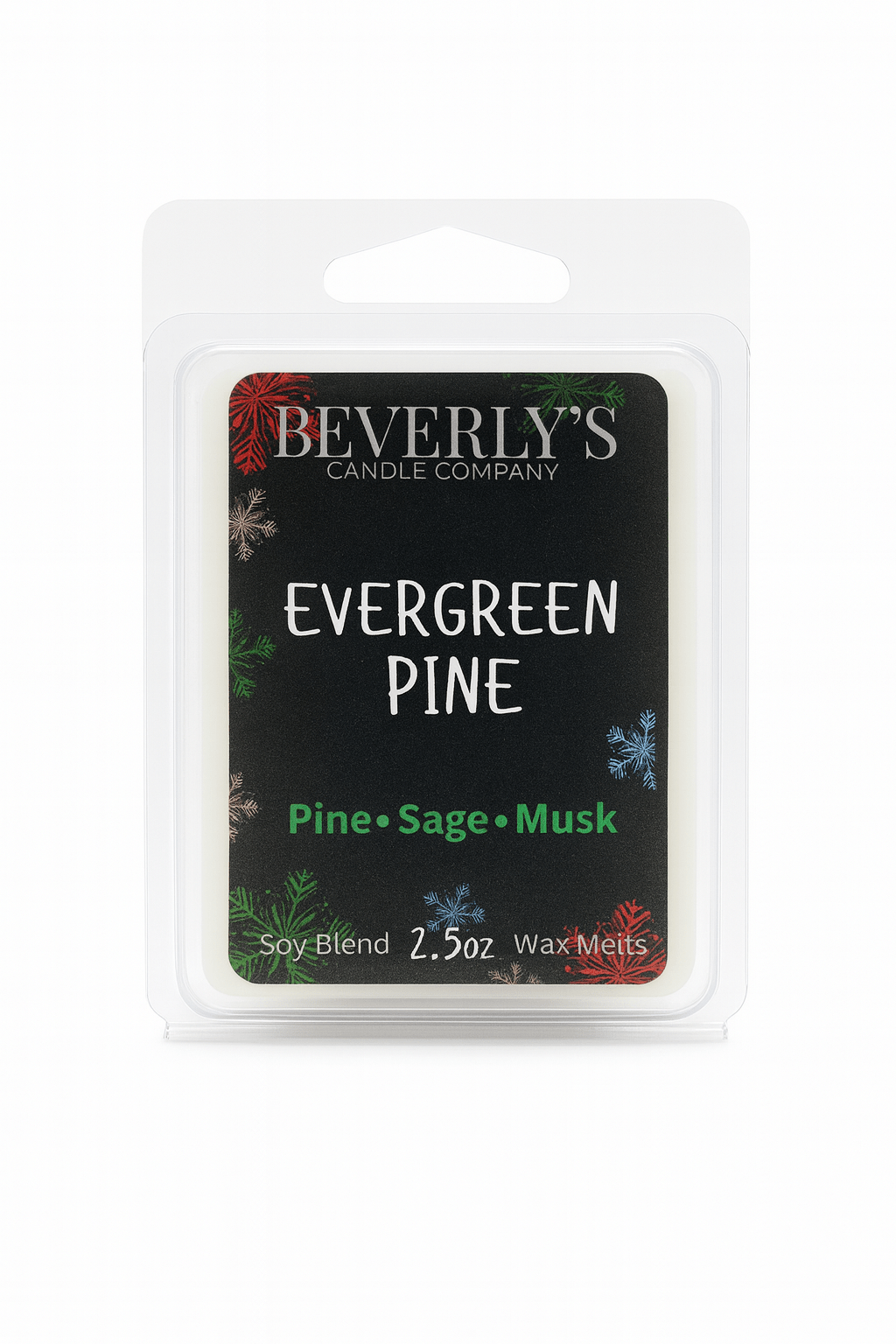 Evergreen Pine Wax Melts | Pine & Sage | Fresh Winter Forest Scent