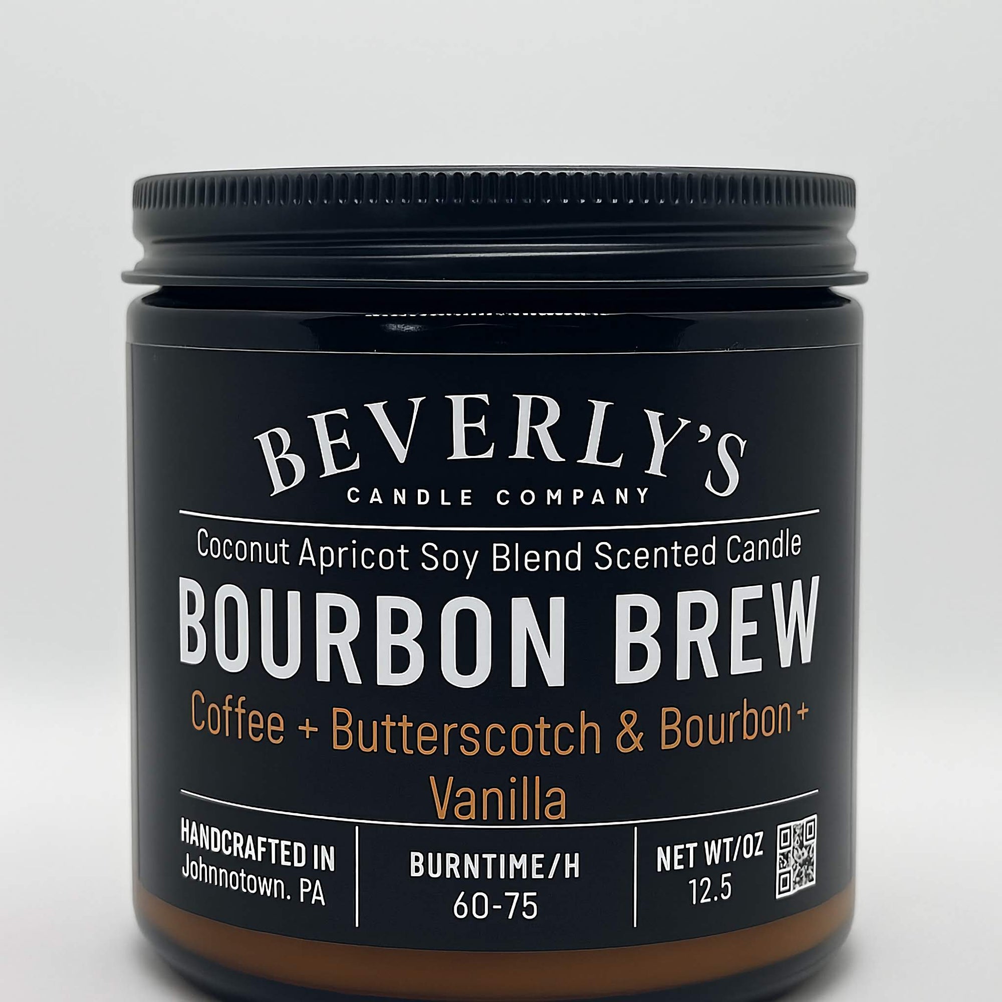 Bourbon Brew – Butterscotch Bourbon & Espresso Scented Candle