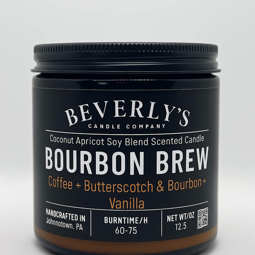 Bourbon Brew – Butterscotch Bourbon & Espresso Scented Candle