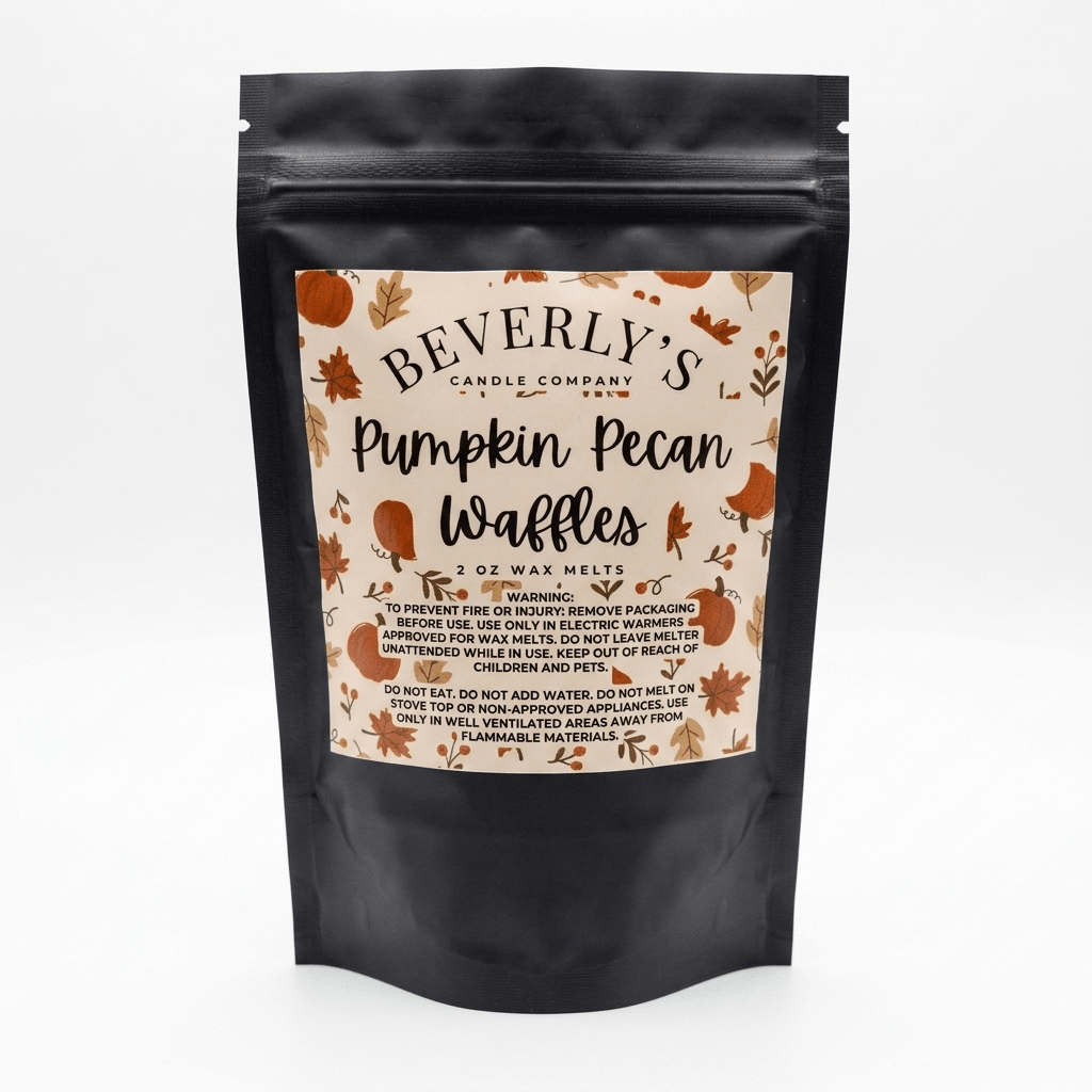Pumpkin Pecan Waffle Wax Melts Maple Syrup, Pumpkin Spice & Toasted Pecan Scent by Beverly's Candle Company