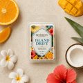 Island Drift Wax Melts 3oz Clamshell | Tropical Citrus & Driftwood by Beverly's Candle Company