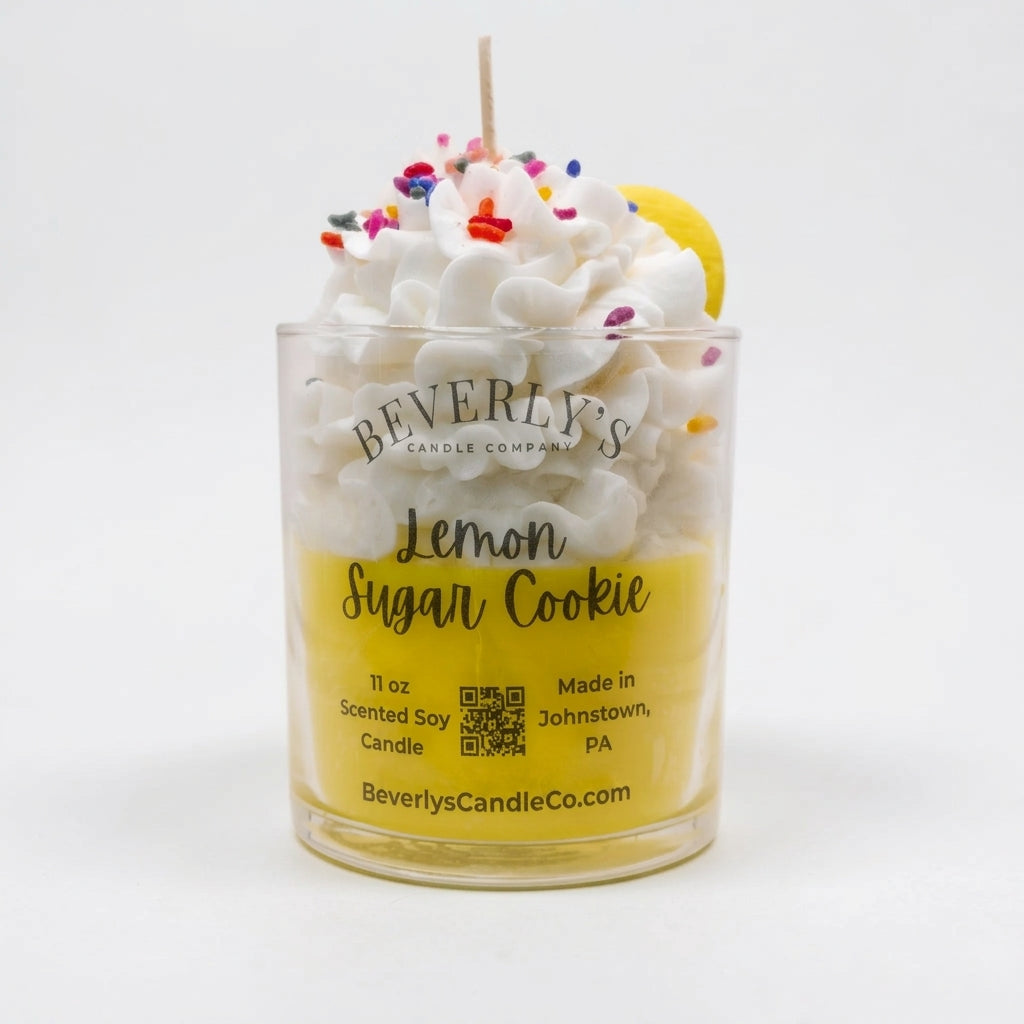 Lemon Sugar Cookie - 11 oz Gourmet Dessert Candle