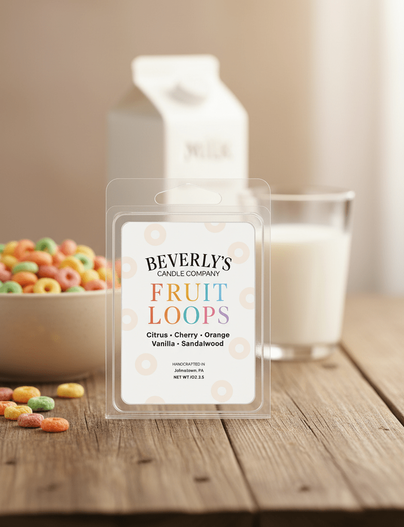 Fruit Loops Wax Melts | Cereal Scented Soy Wax | Beverly's Candle Co