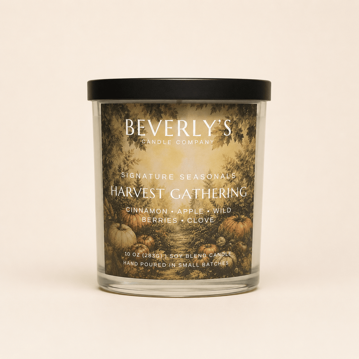 Harvest Gathering Candle Fruit, Berries & Warm Cinnamon | 10oz by Beverly's Candle Company