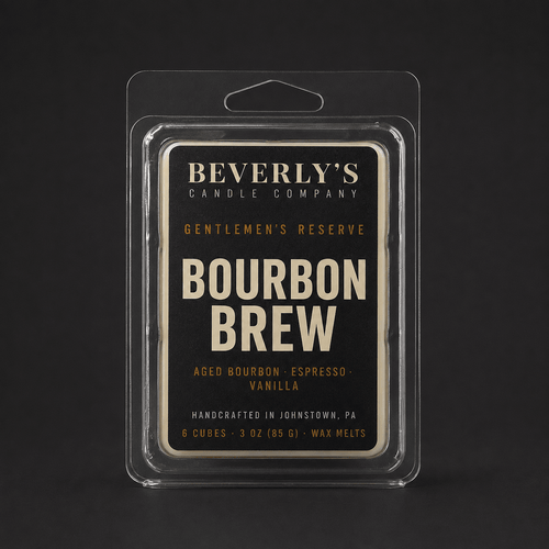 Bourbon Brew Wax Melts Coffee, Bourbon & Vanilla Scent by Beverly's Candle Company