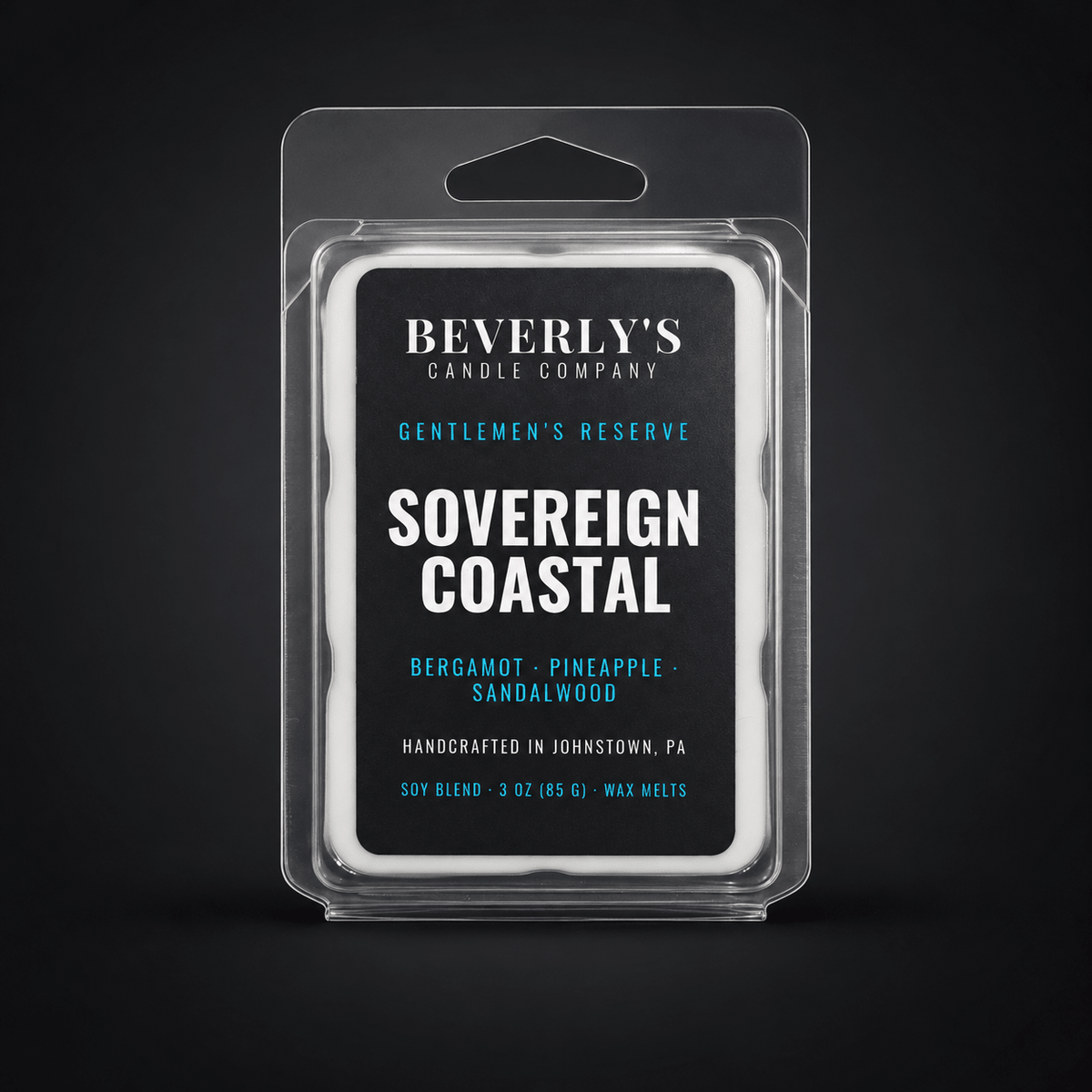 Sovereign Coast Wax Melts Bergamot, Pineapple & Cedarwood Scent by Beverly's Candle Company