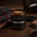 Timber Ridge Men's Candle Cedar, Woods & Musk Scent by Beverly's Candle Company