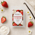 Strawberries & Cream Wax Melts Sweet Berry & Creamy Vanilla Scent by Beverly's Candle Company